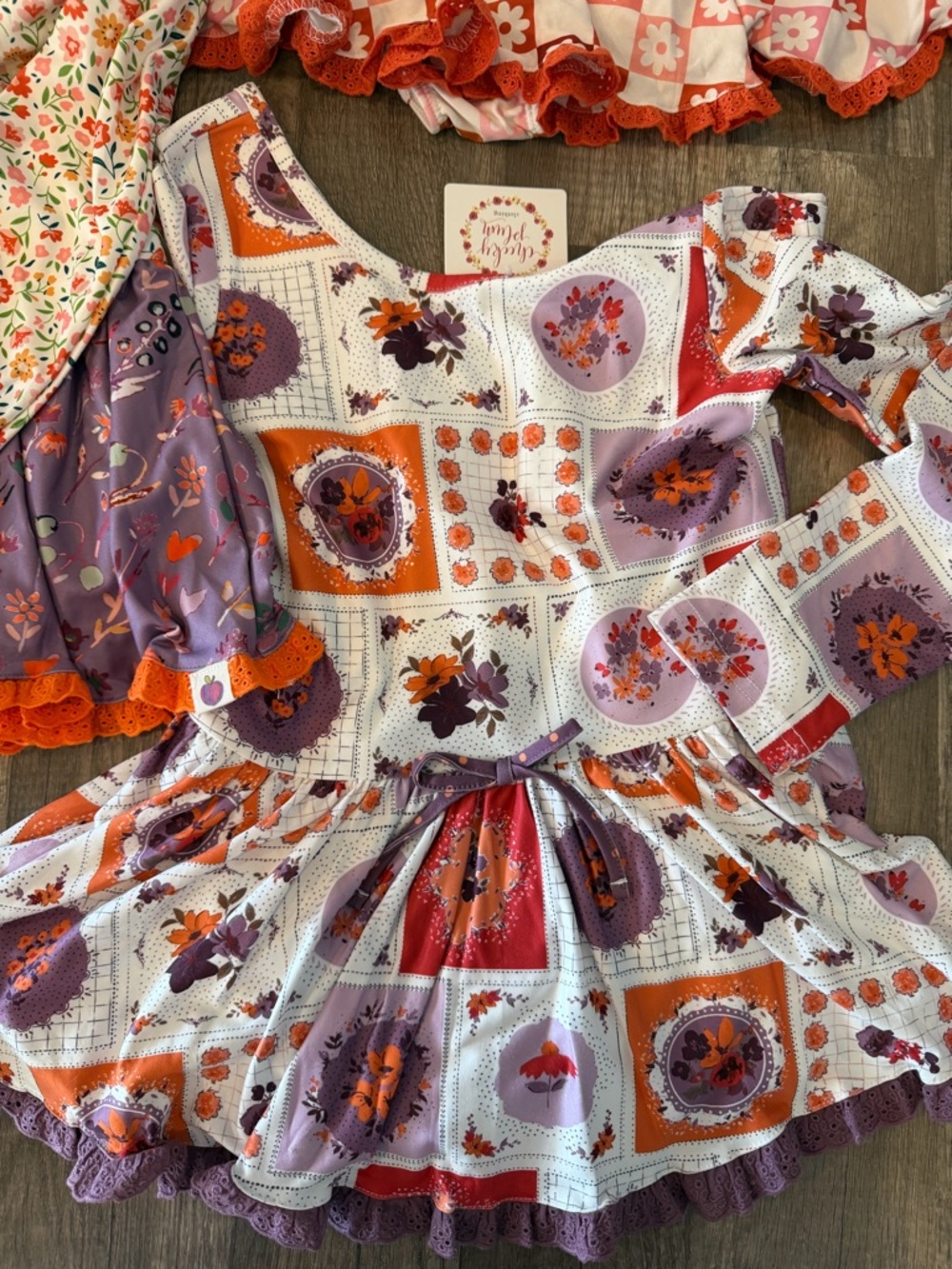 Cheeky Plum NWT Girls Tutu Leotard Fall Halloween size 7/8 - Picture 4 of 6